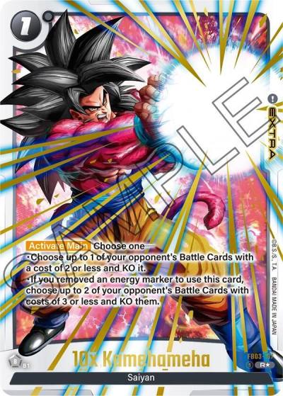 10x Kamehameha Alternate Art FB03-137 Raging Roar Alternate Art Reprints Fusion World card