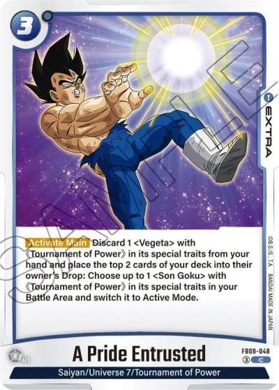 A Pride Entrusted FB09-048 Dual Evolution Fusion World card