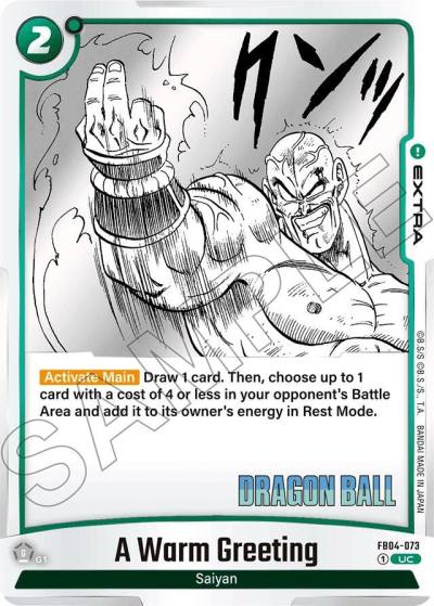 A Warm Greeting FB04-073 Manga Booster 01 Fusion World card