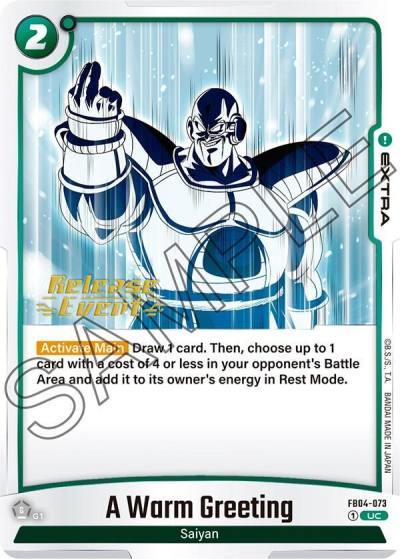 A Warm Greeting FB04-073 Ultra Limit Release Event Cards Fusion World card
