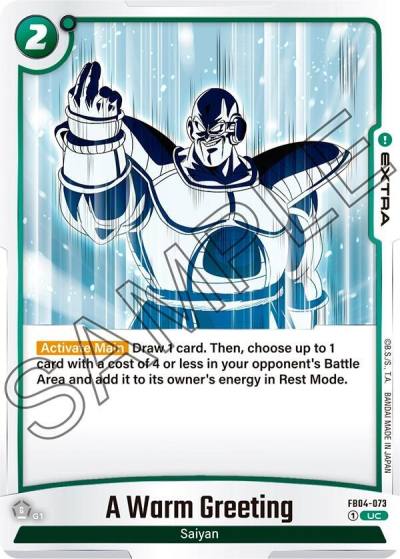 A Warm Greeting FB04-073 Ultra Limit Fusion World card