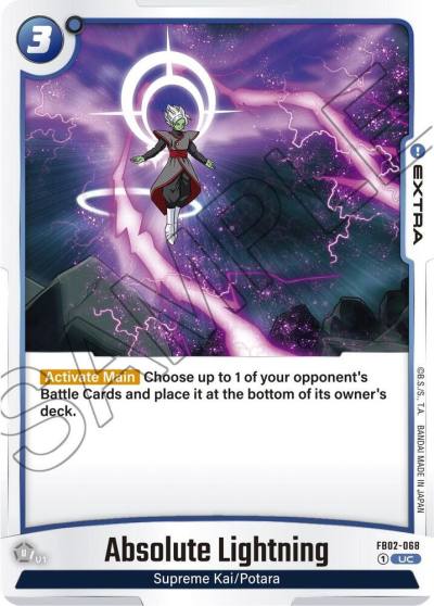 Absolute Lightning FB02-068 Blazing Aura Fusion World card