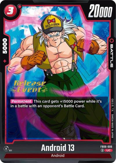 Android 13 FB06-006 Rivals Clash Release Event Cards Fusion World card