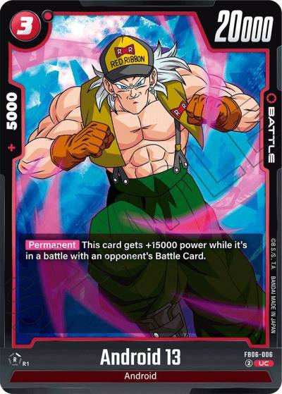 Android 13 FB06-006 Rivals Clash Fusion World card