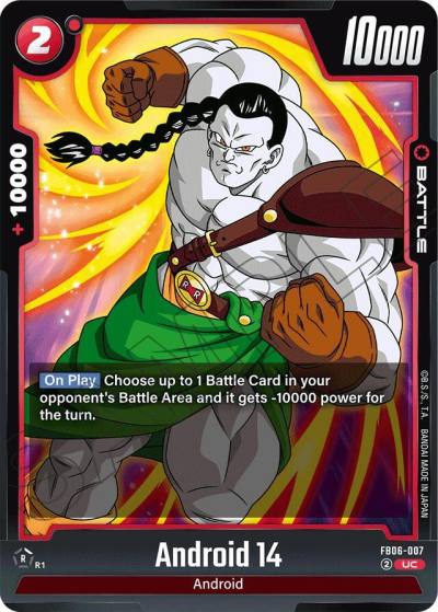 Android 14 FB06-007 Rivals Clash Fusion World card