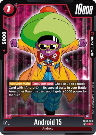Android 15 FB06-008 Rivals Clash Fusion World card