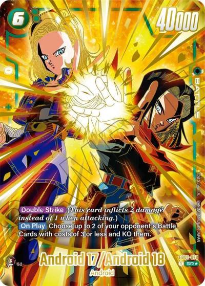 Android 17 Android 18 1st Anniversary Set FB01-078 Fusion World Promotion Cards and Packs Fusion World card