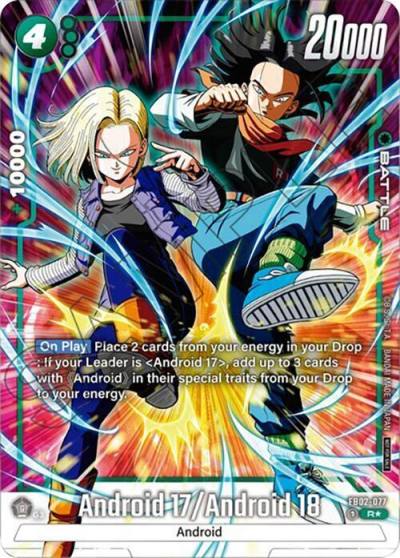 Android 17 Android 18 Tournament Pack Winner 02 FB02-077 Tournament and Championship Promos Fusion World card