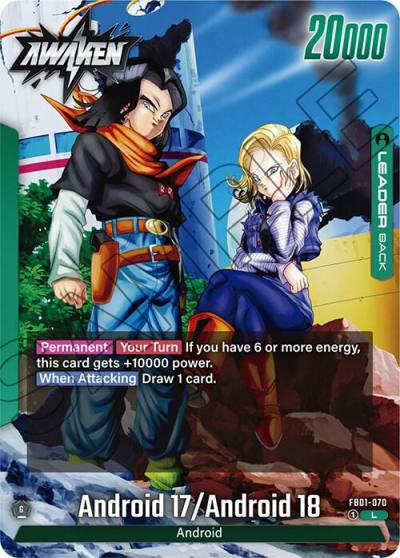 Android 17 FB01-070 Awakened Pulse Fusion World card