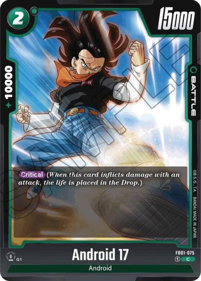Android 17 FB01-075 Awakened Pulse Fusion World card