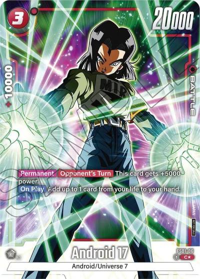 Android 17 Tournament Pack Winner 01 FS01-06 Tournament and Championship Promos Fusion World card