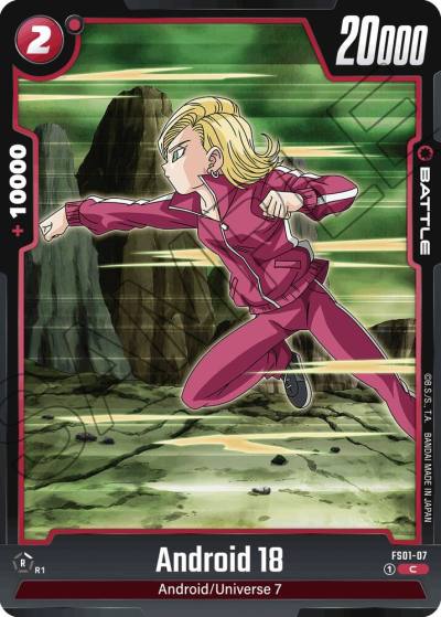 Android 18 FS01-07 Starter Deck 1: Son Goku Fusion World card