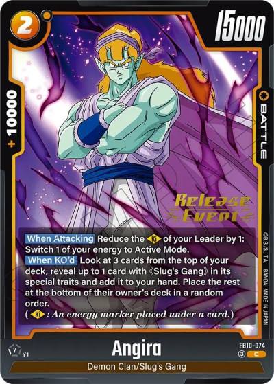 Angira FB10-074 Cross Force Release Event Cards Fusion World card