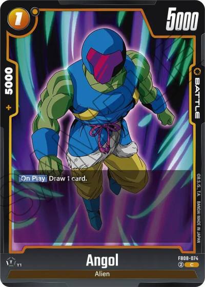 Angol FB08-074 Saiyan's Pride Fusion World card