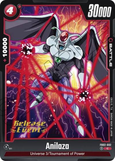 Anilaza FB02-002 Blazing Aura Release Event Cards Fusion World card