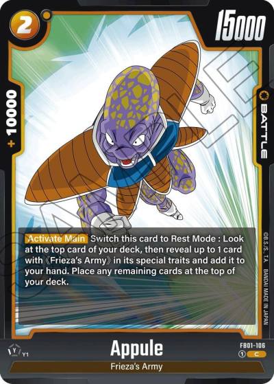 Appule FB01-106 Awakened Pulse Fusion World card