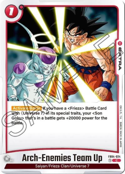 Arch Enemies Team Up FB04-024 Ultra Limit Fusion World card