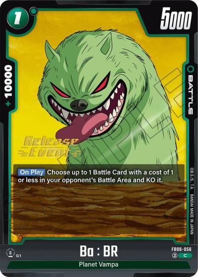 Ba BR FB06-056 Rivals Clash Release Event Cards Fusion World card