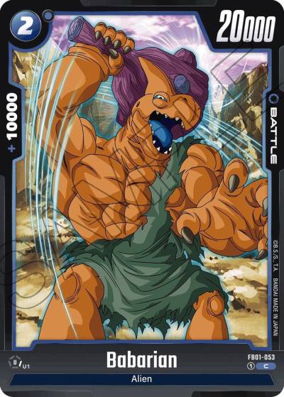 Babarian FB01-053 Awakened Pulse Fusion World card