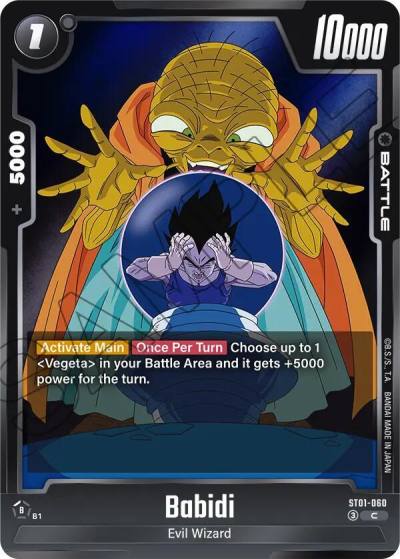 Babidi ST01-060 Story Booster 01 Fusion World card