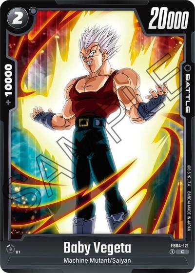 Baby Vegeta FB04-121 Ultra Limit Fusion World card