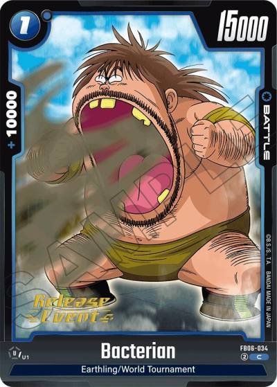 Bacterian FB06-034 Rivals Clash Release Event Cards Fusion World card