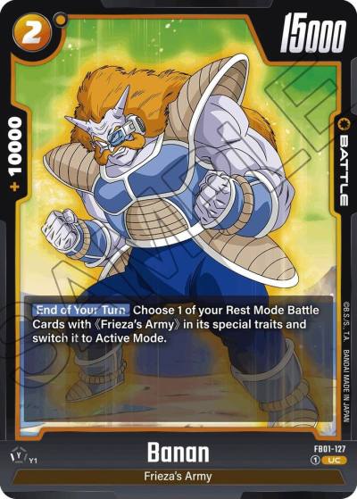 Banan FB01-127 Awakened Pulse Fusion World card
