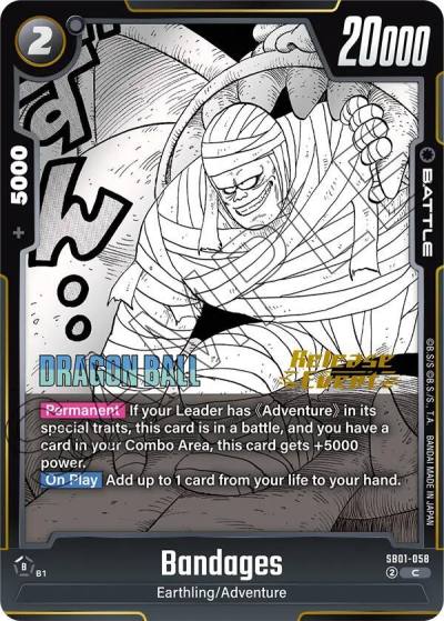 Bandages SB01-058 Manga Booster 01 Release Event Cards Fusion World card