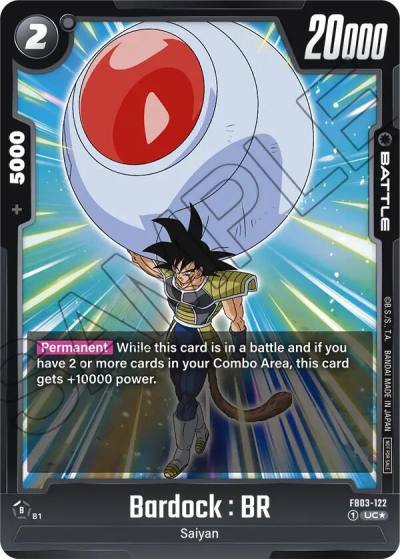 Bardock BR Tournament Pack 03 FB03-122 Tournament and Championship Promos Fusion World card