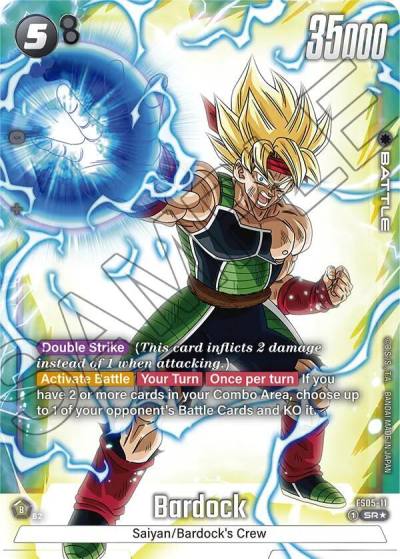 Bardock Bonus Pack Alternate Art FS05-11 Starter Deck 5: Bardock Fusion World card