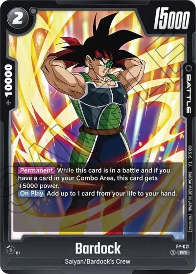 Bardock FP-021 Fusion World Promotion Cards and Packs Fusion World card