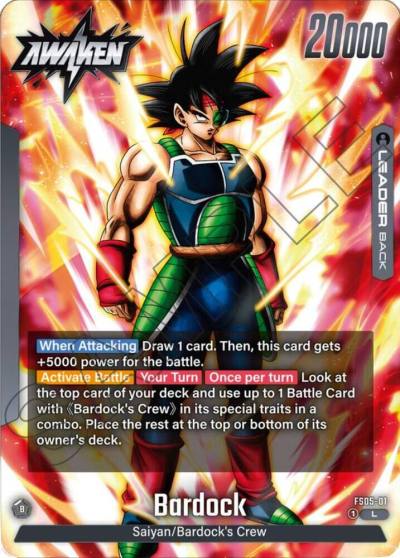 Bardock FS05-01 Starter Deck 5: Bardock Fusion World card