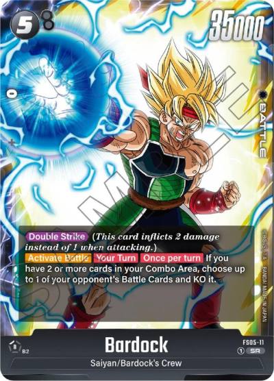 Bardock FS05-11 Starter Deck 5: Bardock Fusion World card