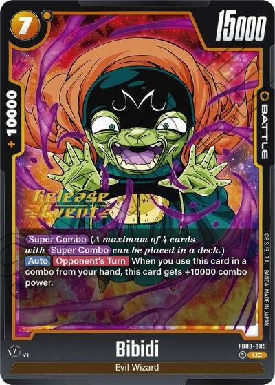 Bibidi FB03-085 Raging Roar Release Event Cards Fusion World card