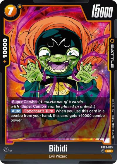 Bibidi FB03-085 Raging Roar Fusion World card