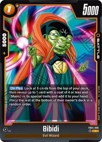 Bibidi FB04-086 Ultra Limit Fusion World card