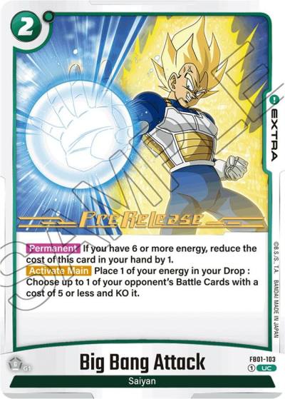 Big Bang Attack FB01-103 Awakened Pulse Pre-Release Cards Fusion World card