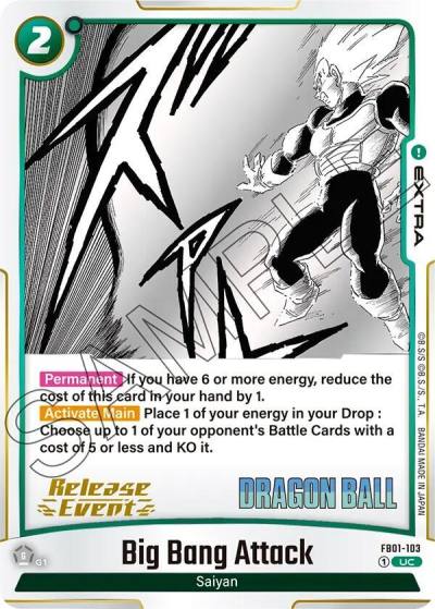 Big Bang Attack FB01-103 Manga Booster 01 Release Event Cards Fusion World card