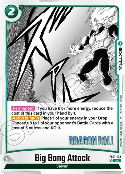 Big Bang Attack Holofoil FB01-103 Manga Booster 01 Fusion World card