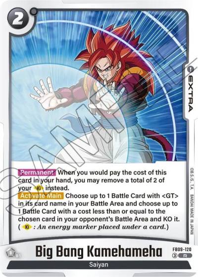 Big Bang Kamehameha FB09-120 Dual Evolution Fusion World card