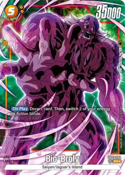 Bio Broly Alternate Art FB05-084 New Adventure Fusion World card