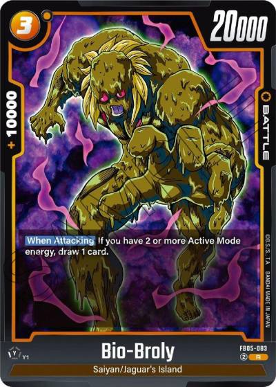 Bio Broly FB05-083 New Adventure Fusion World card