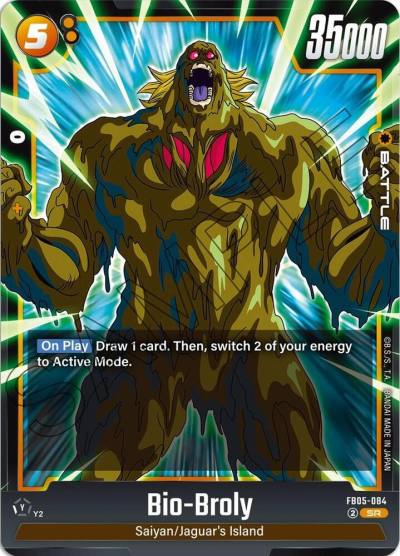 Bio Broly FB05-084 New Adventure Fusion World card