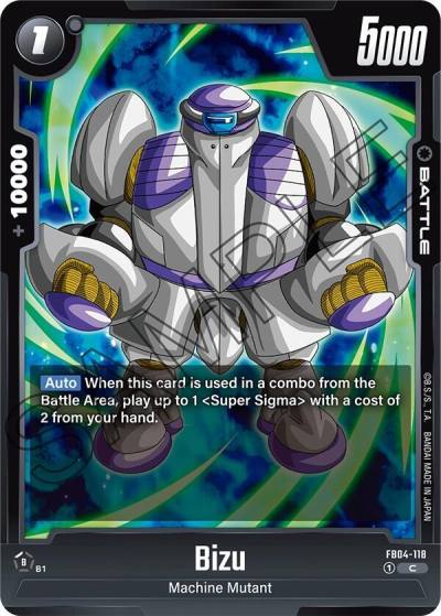 Bizu FB04-118 Ultra Limit Fusion World card