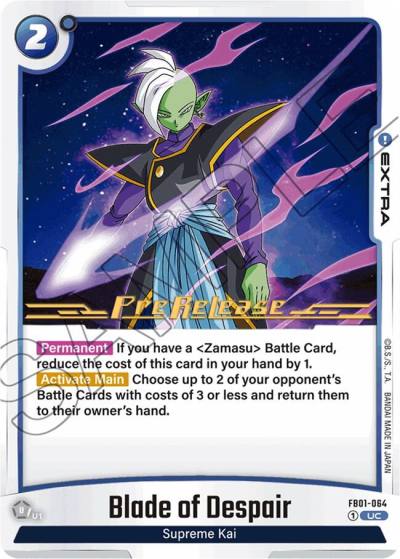 Blade of Despair FB01-064 Awakened Pulse Pre-Release Cards Fusion World card