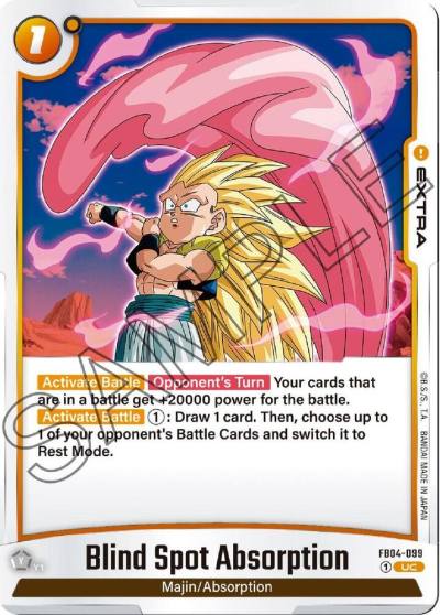 Blind Spot Absorption FB04-099 Ultra Limit Fusion World card