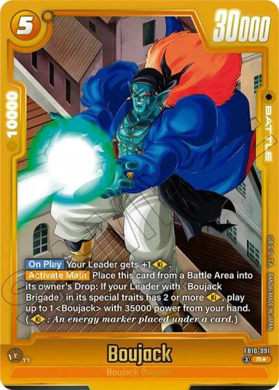 Boujack Alternate Art FB10-091 Cross Force Fusion World card