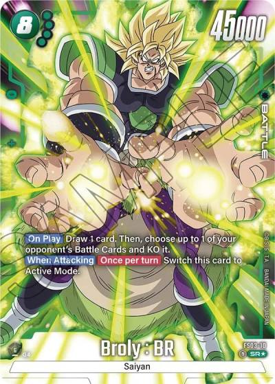 Broly BR Bonus Pack Alternate Art FS03-10 Starter Deck 3: Broly Fusion World card