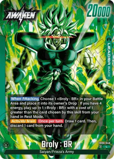 Broly BR FB06-048 Rivals Clash Fusion World card