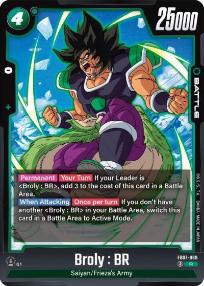 Broly BR FB07-069 Wish For Shenron Fusion World card